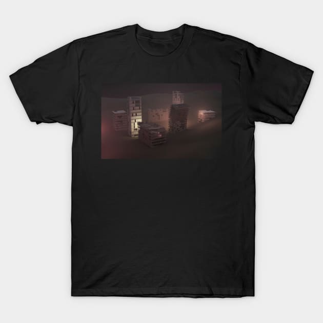 Apocalyptic Ruins T-Shirt by occultfx